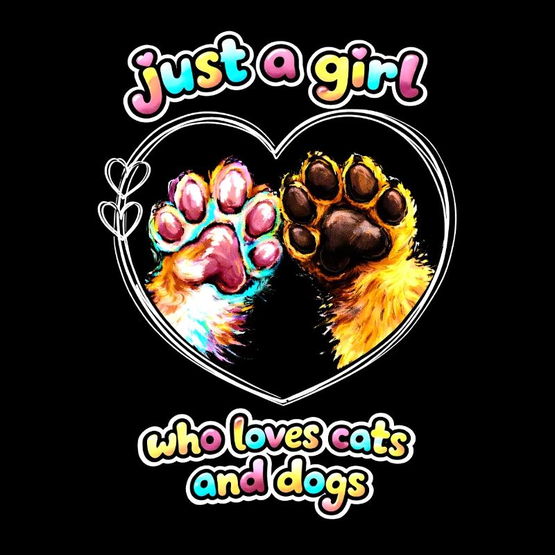 Just a Girl : Amour pour les chats et les chiens