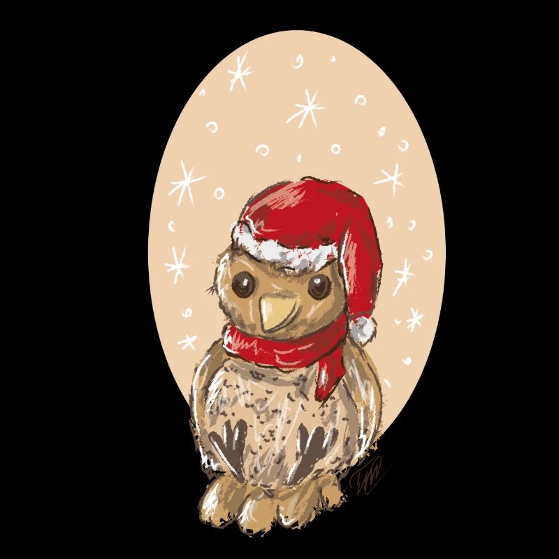 Weihnachtsvogel Spatz