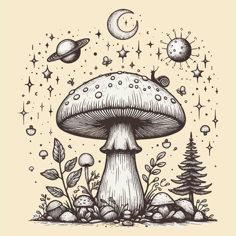 Toadstool Mushroom Psilo