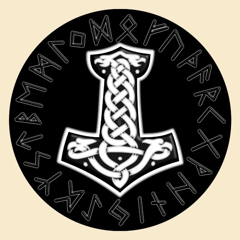 Mjölnir Celtic Runic Knot