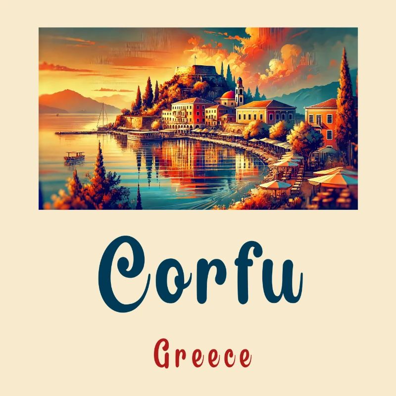 Design de maison à Corfou, Grèce