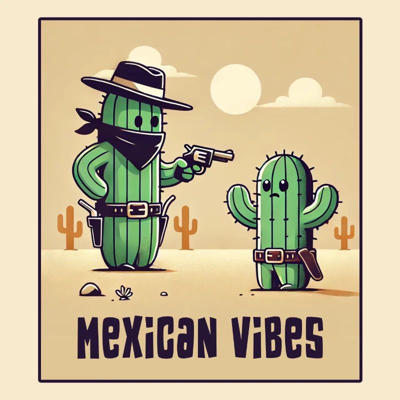 Mexico cactus design