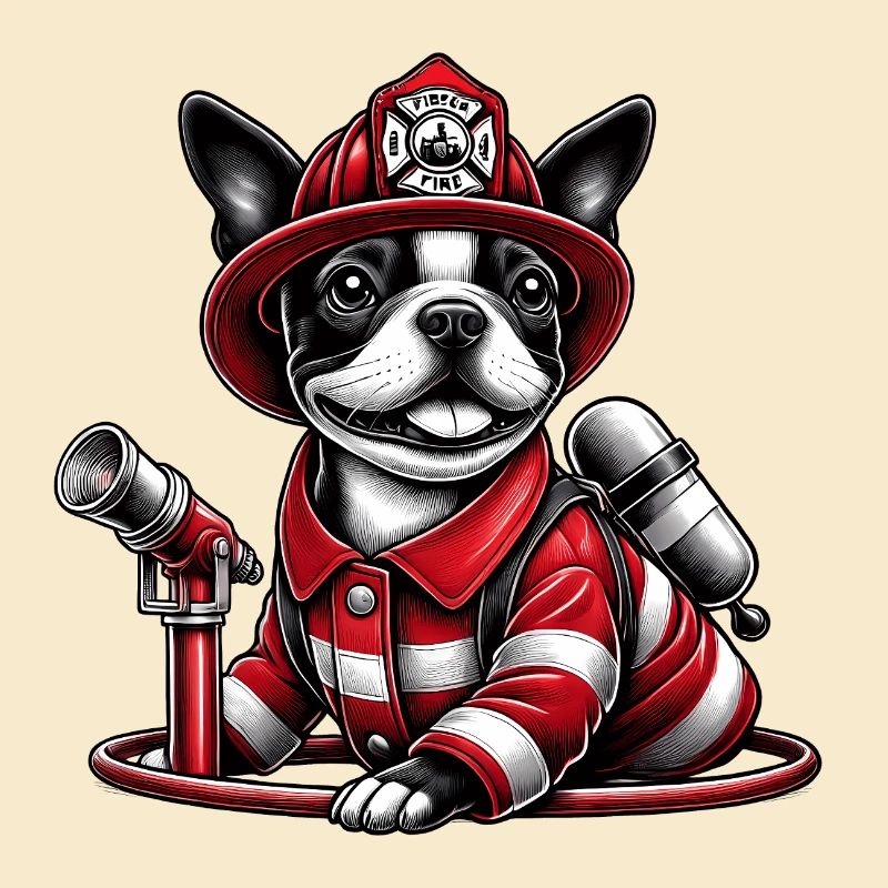 Bostie Fire Brigade Dog