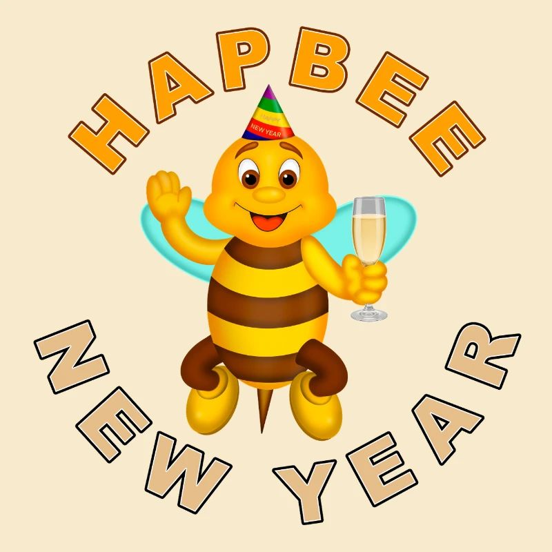 HAPBEE New Year with text 2