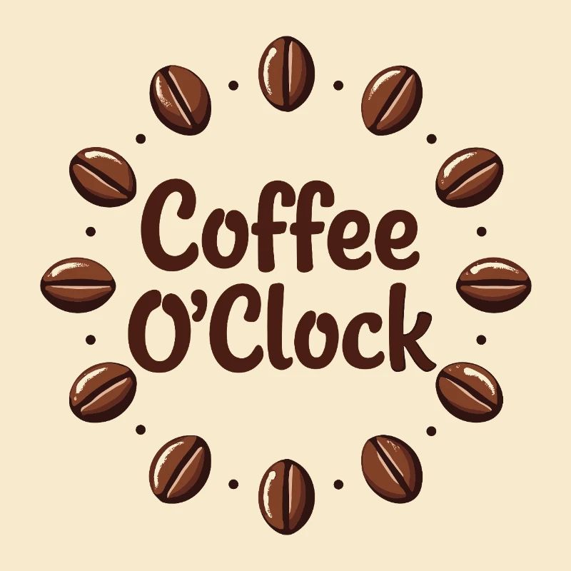 Coffee dream design with Coffee O'Clock theme