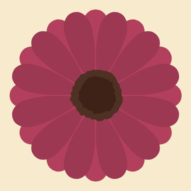 Pink Gerbera Bloom Pattern