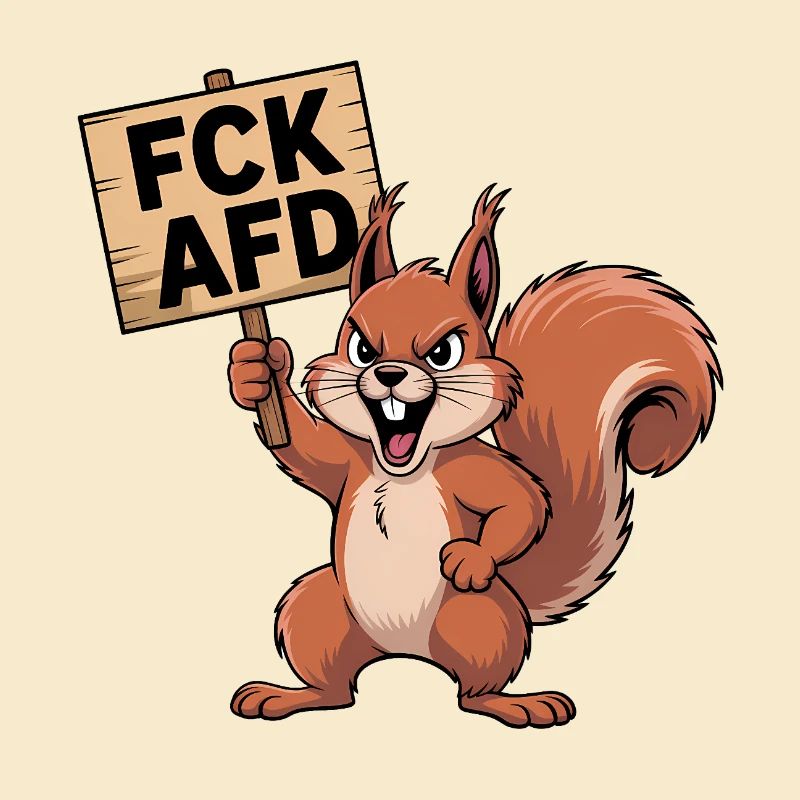 FCK AFD - Antifa Eichhörnchen Tee