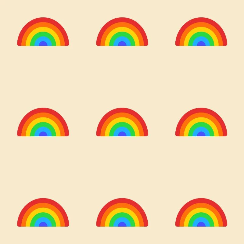 Rainbow Pattern - Happy Pride