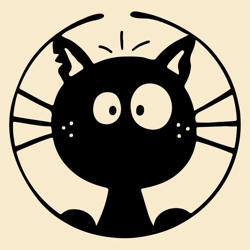 Neugierige Katze
