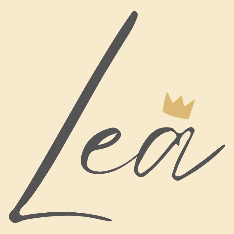 Princess Lea Crown Hemd – Name mit Buchstabe L