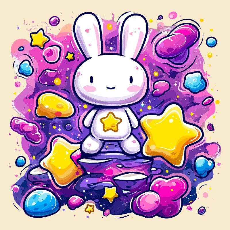 Lapin Étoile de l’Espace