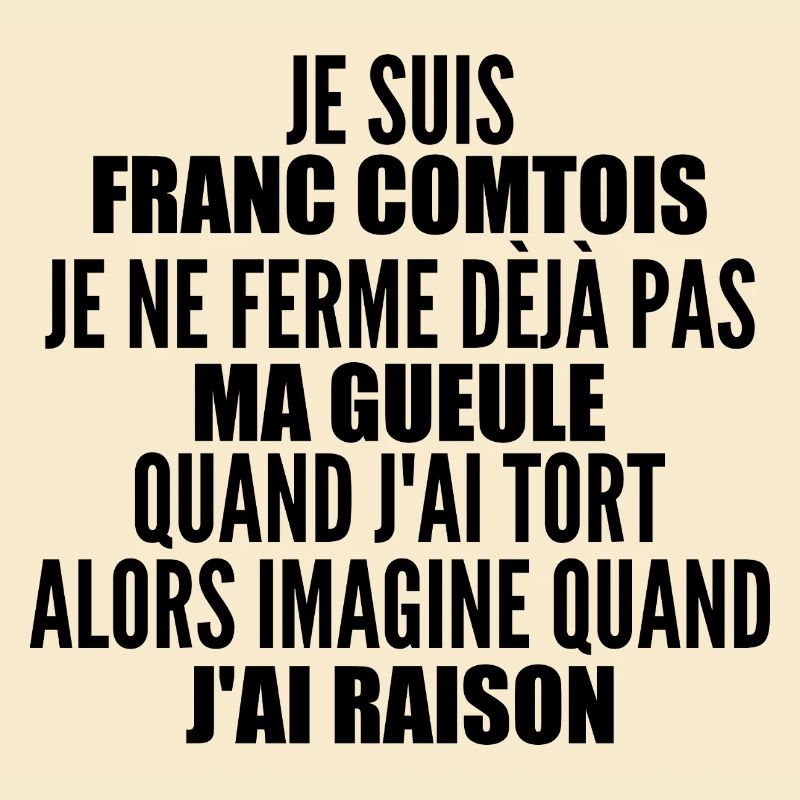 Franc comtois I don't shut my mouth frank comté