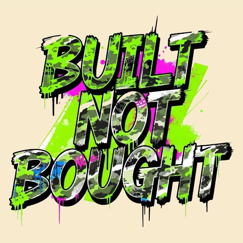 Construit, pas acheté, tuning style camouflage de rue