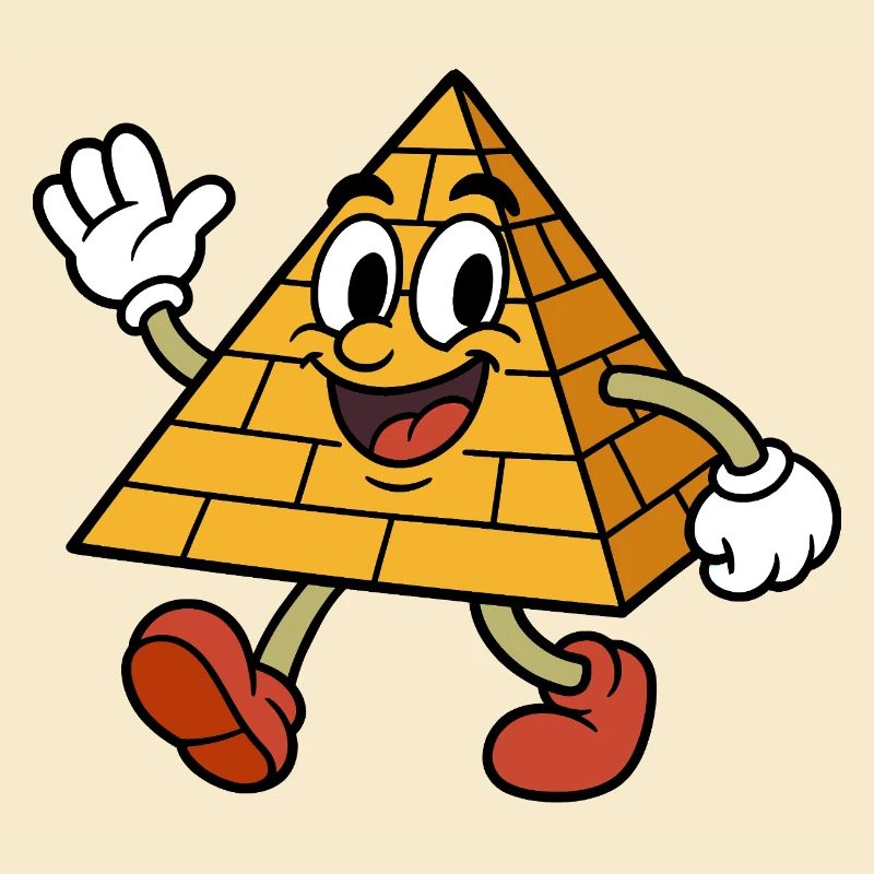 Talking wacky pyramid