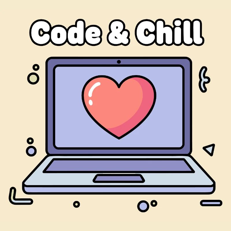 Code & Chill Herz Laptop