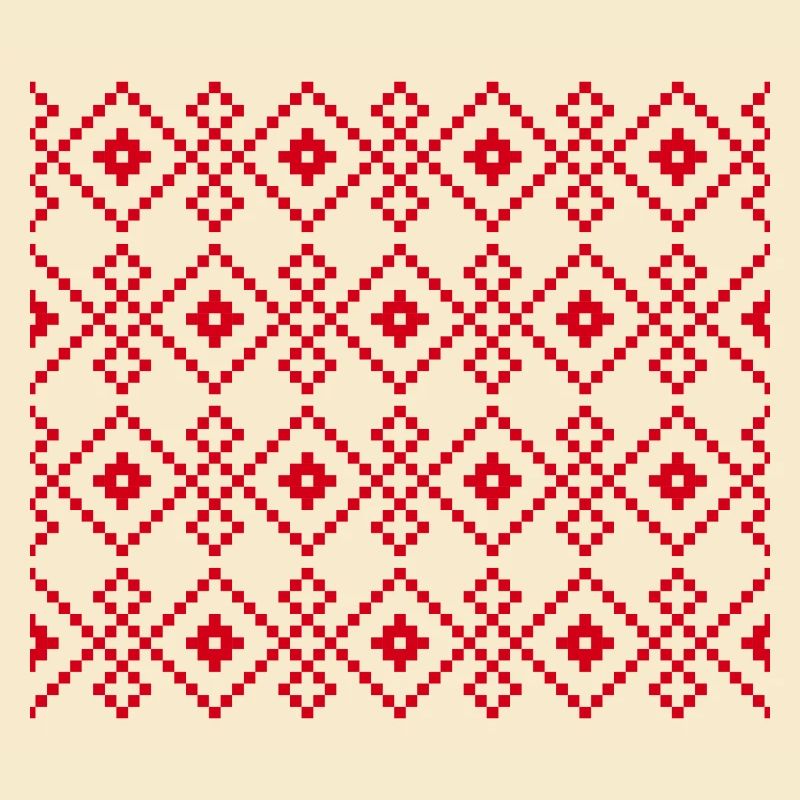 Weihnachtlicher einfarbiger Pullover (rot)