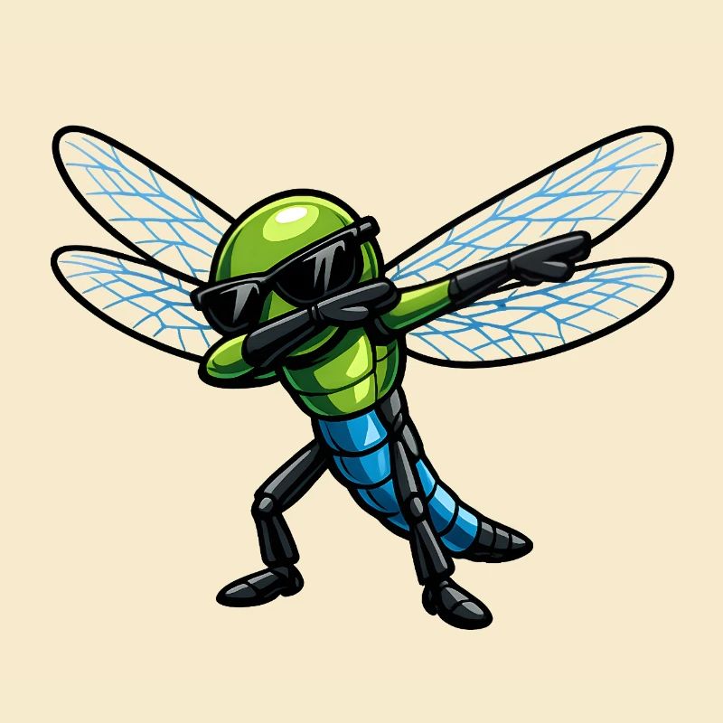 Dabbing Libelle