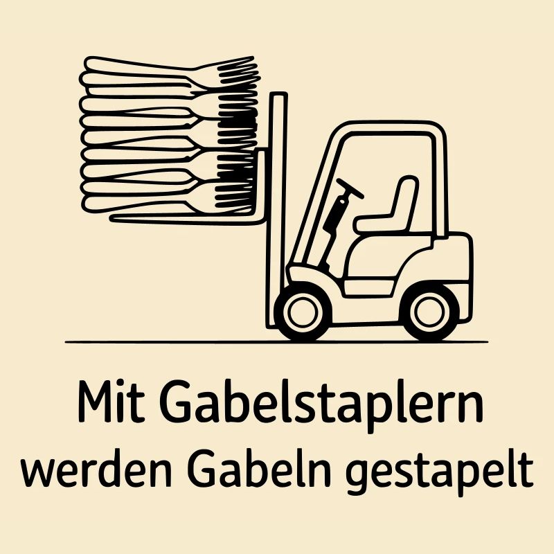 forklift pun fork stacking
