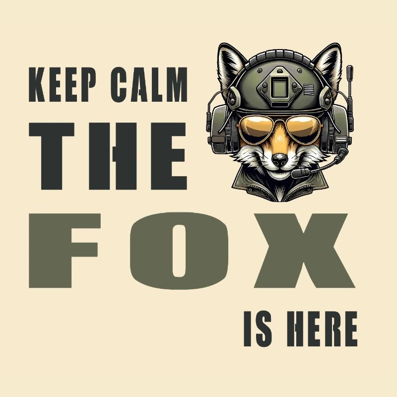 Keep calm - the fox is here