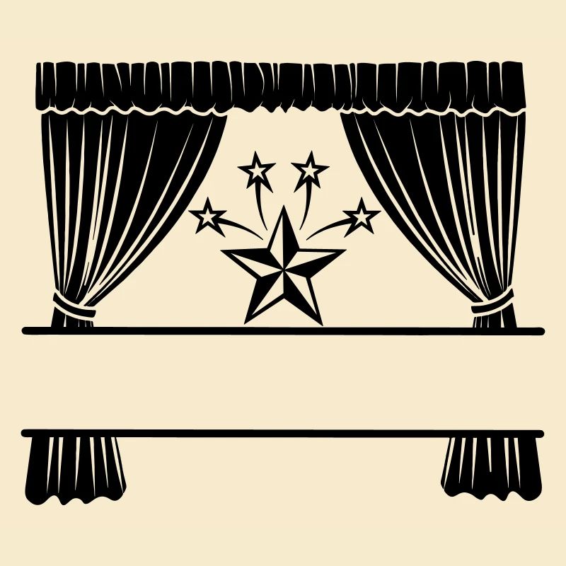 Vorhänge Ich bin ein Star