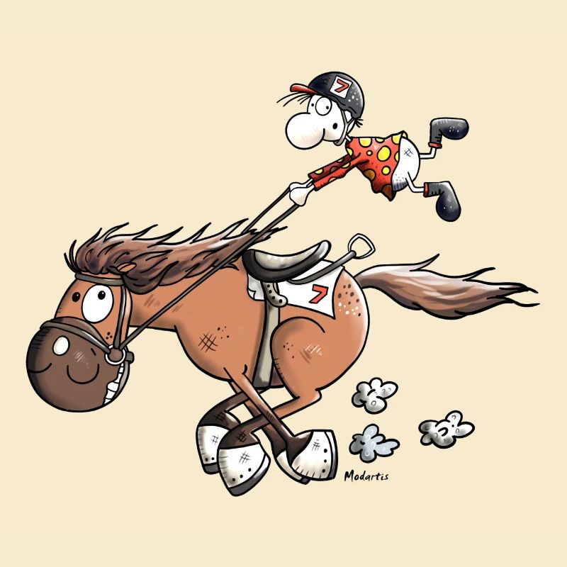 Cheval De Course Rapide
