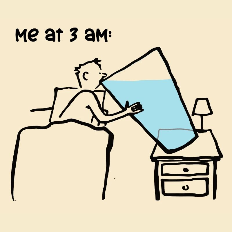 Moi à trois heures du soir!