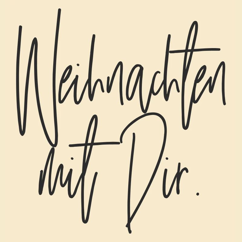 Noël avec toi Écriture manuscrite