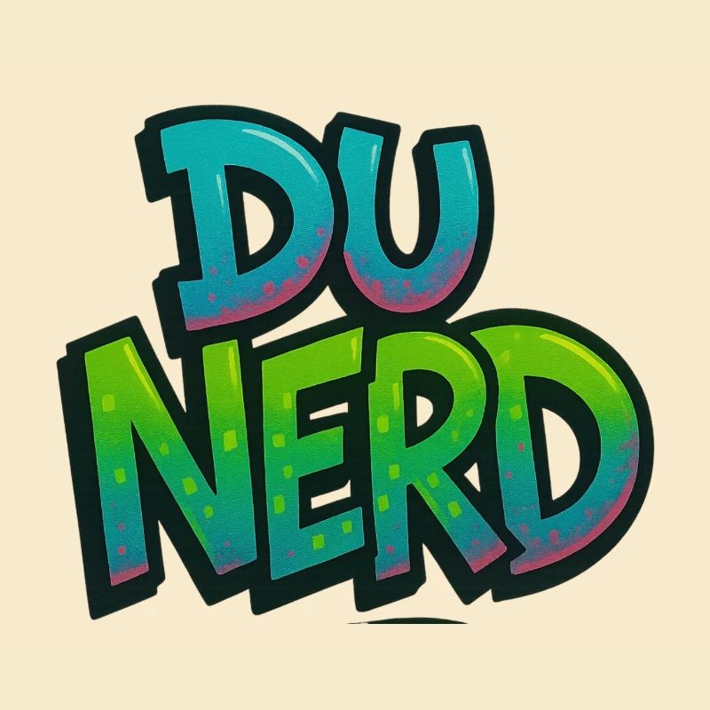 Nerd-Design mit Farbverlauf
