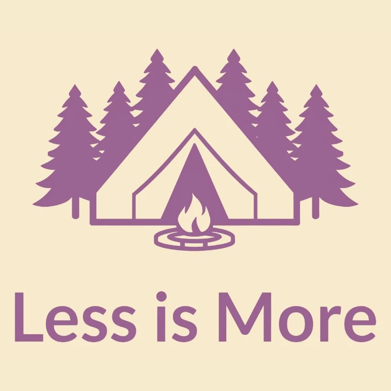 Less Is More – Minimalist Camping Forest