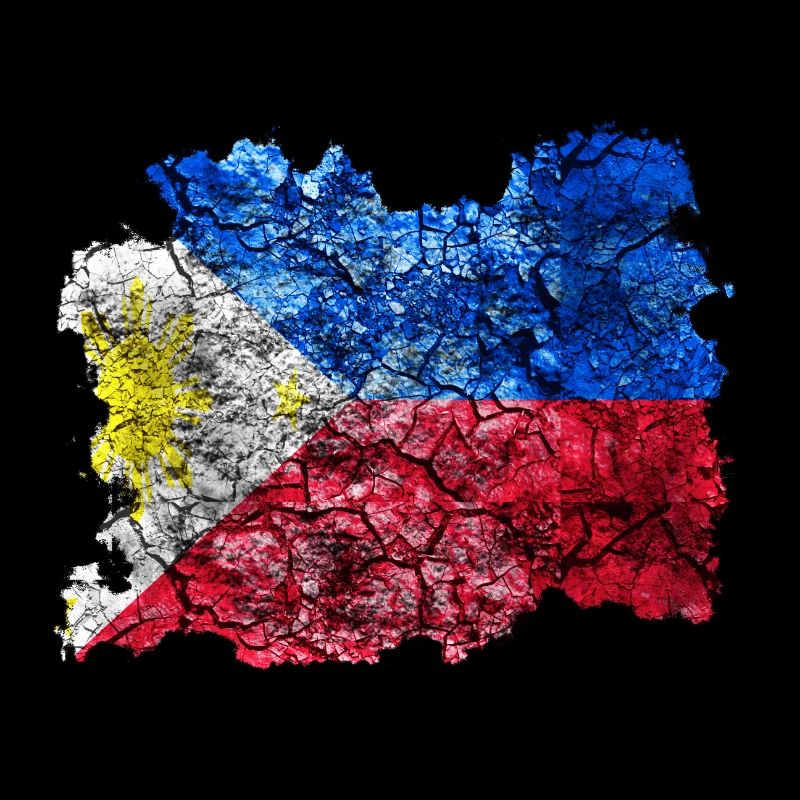 Philippines vintage flag