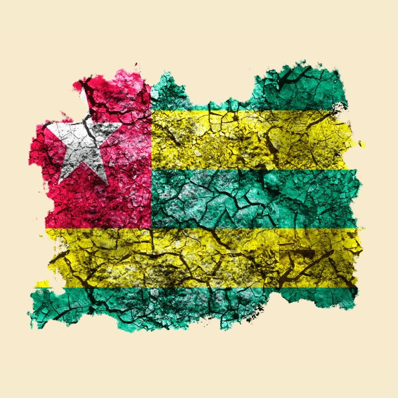 Togo Vintage Flagge