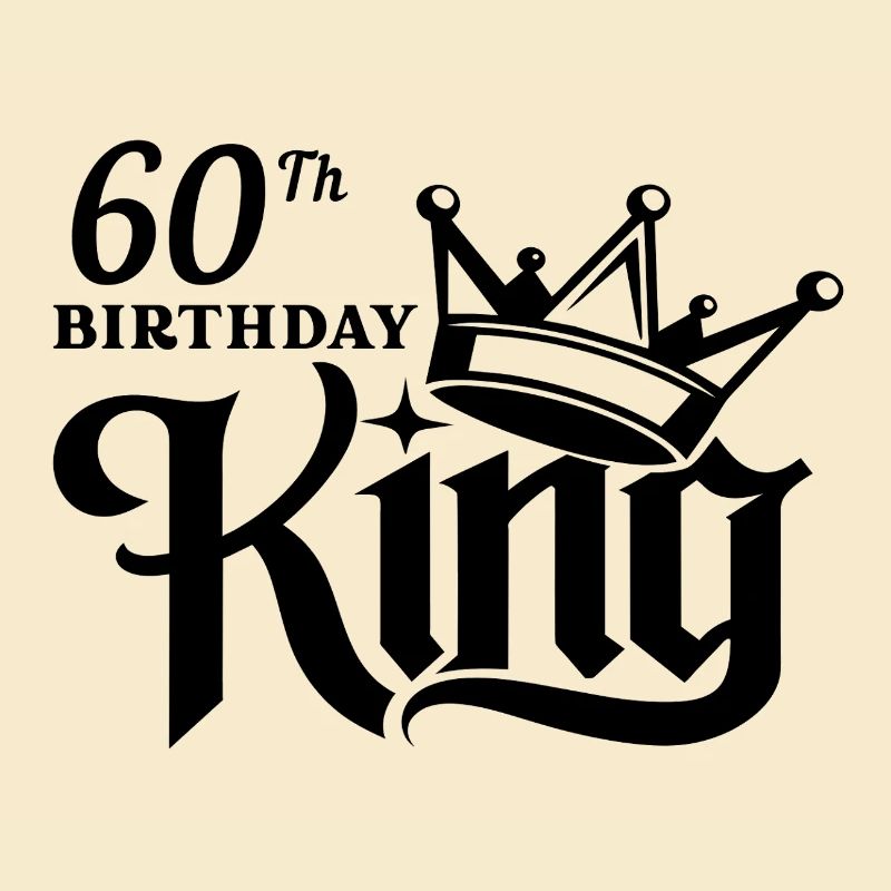 König zum 60. Geburtstag