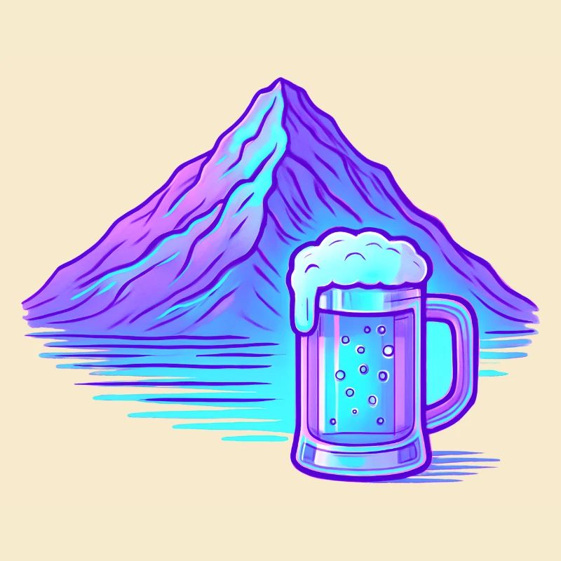 Bergneon Beer Gloss Blue
