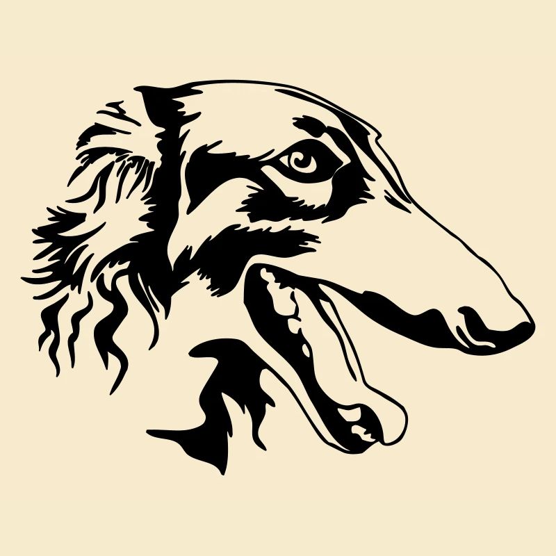 Borzoi head