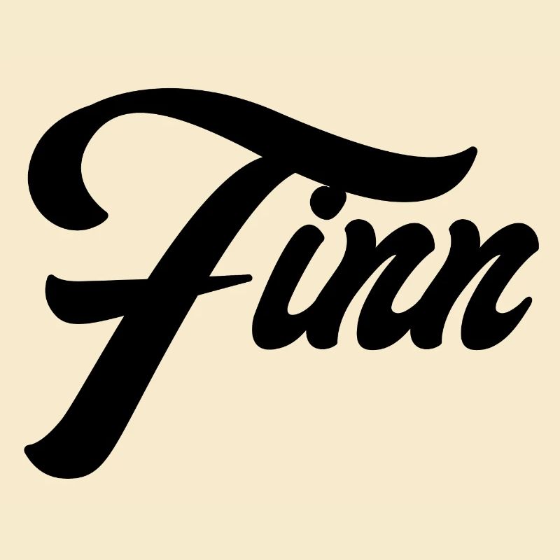 Name Finn geometric pattern on textiles
