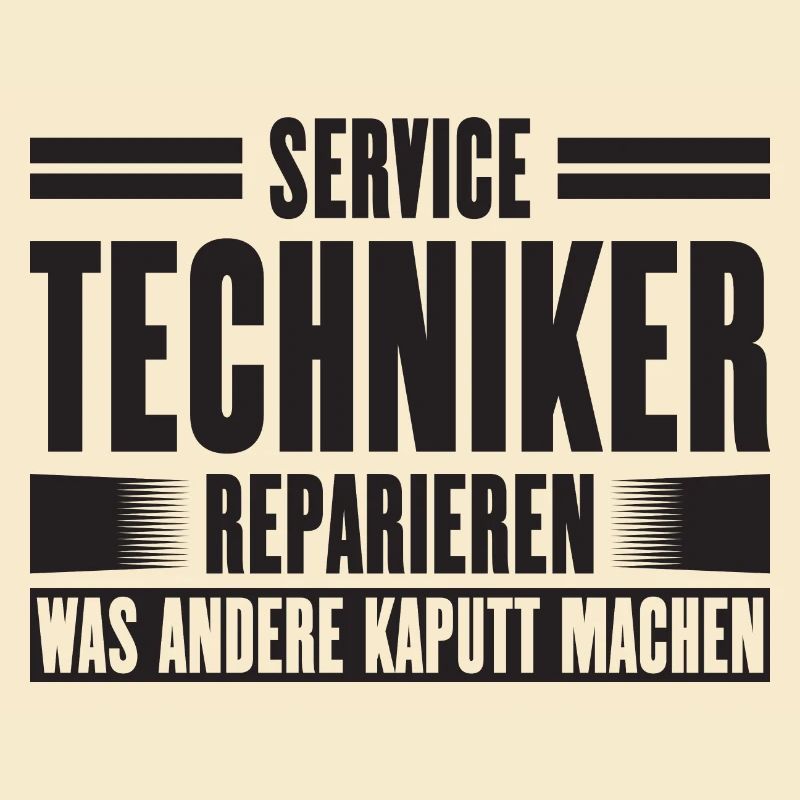 Service Technician Support Solution Slogan Service