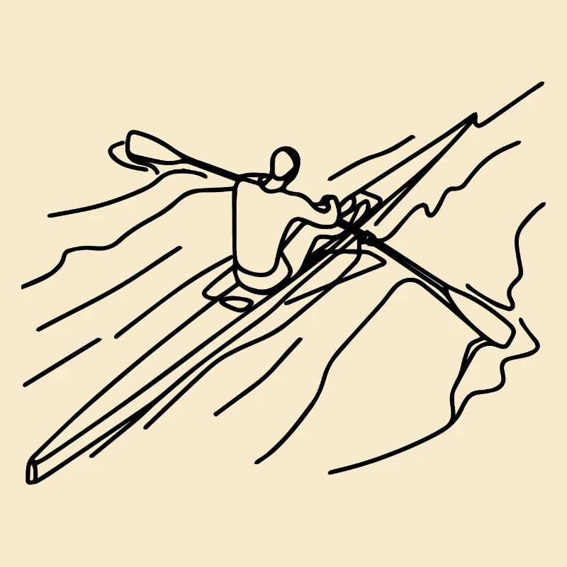 Rower Drawing