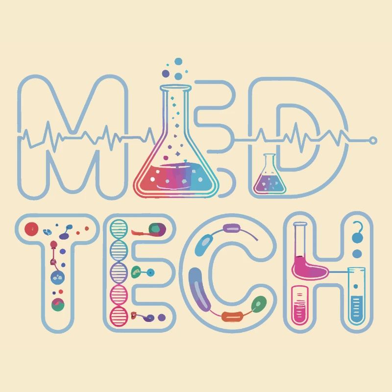 MedTech Laboratory Neon Science Design
