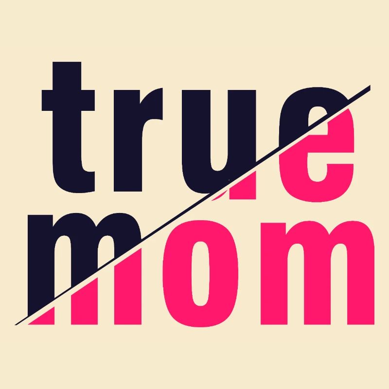 Wahre Mama Mutter Liebe Authentizitätskunst