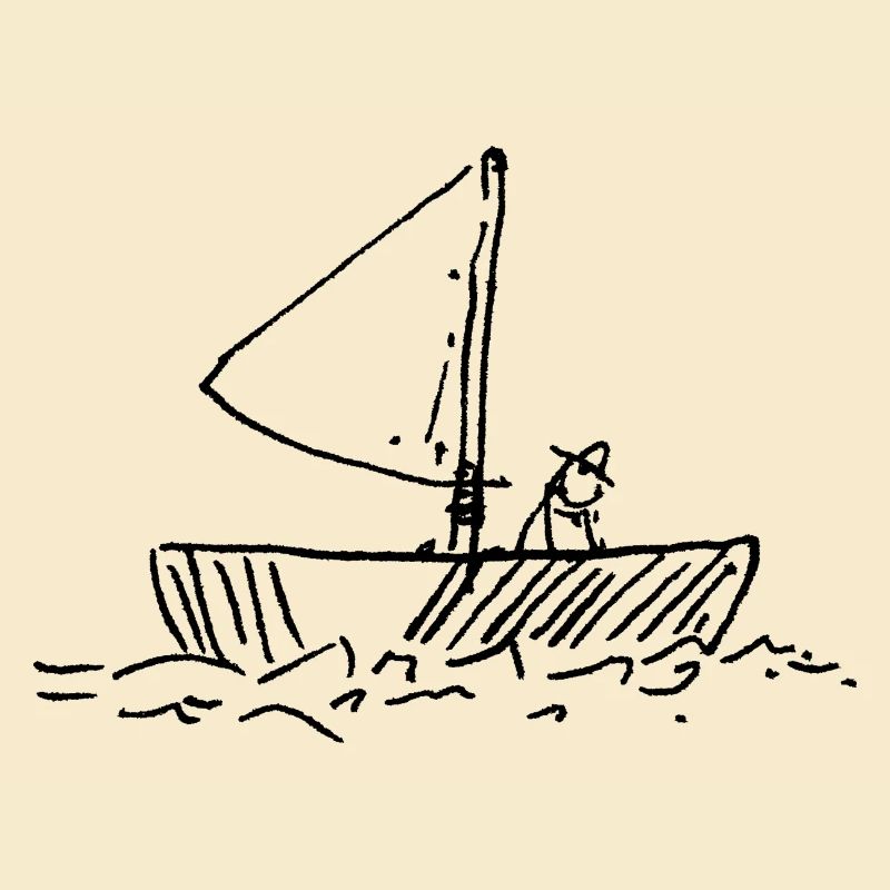 Fischer im Boot