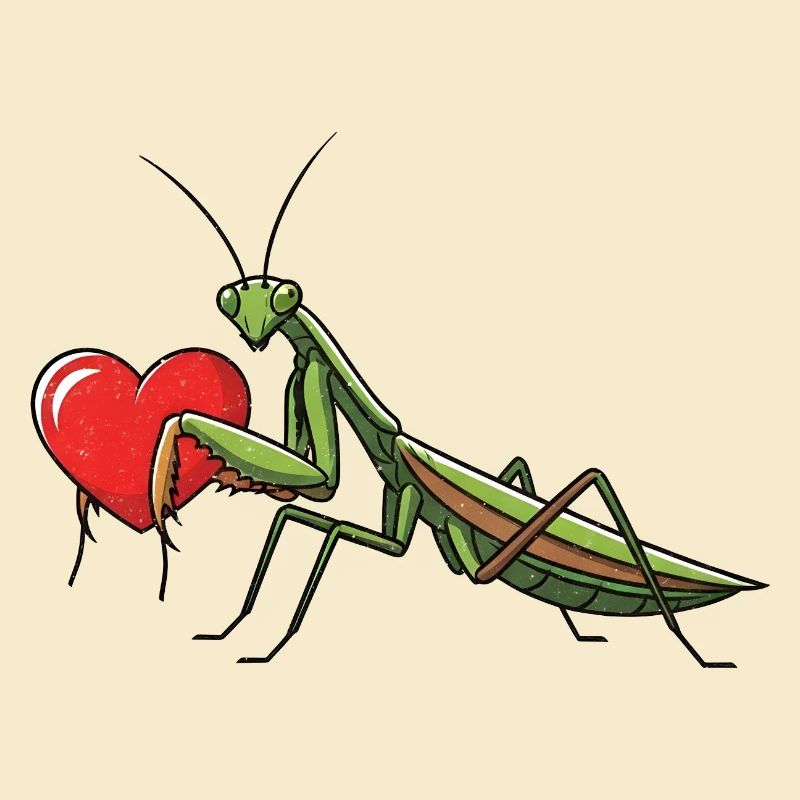 Praying Mantis Praying Mantis Heart