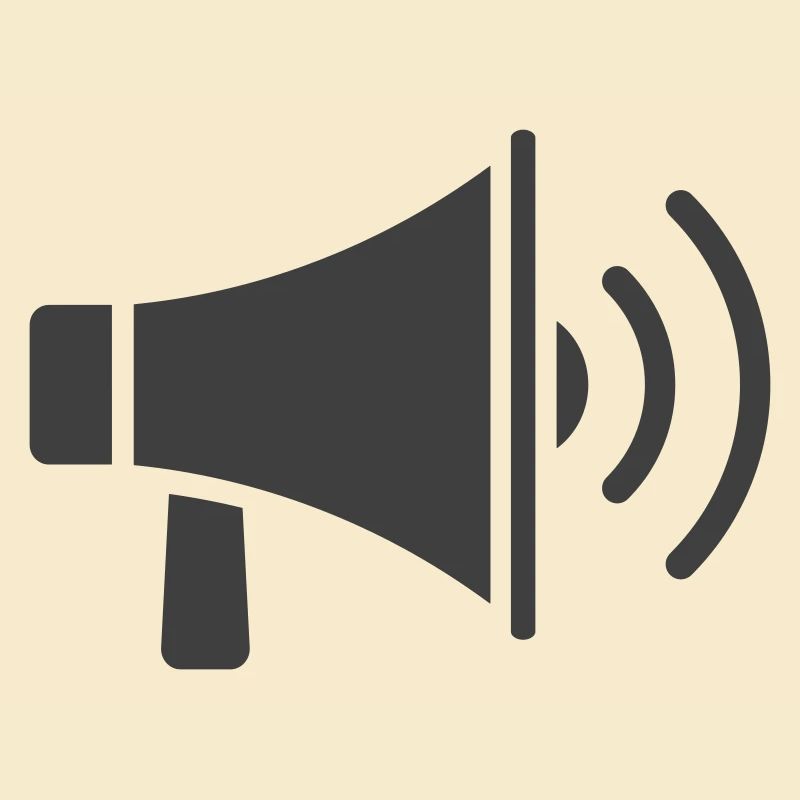 Conception d’icône de mégaphone