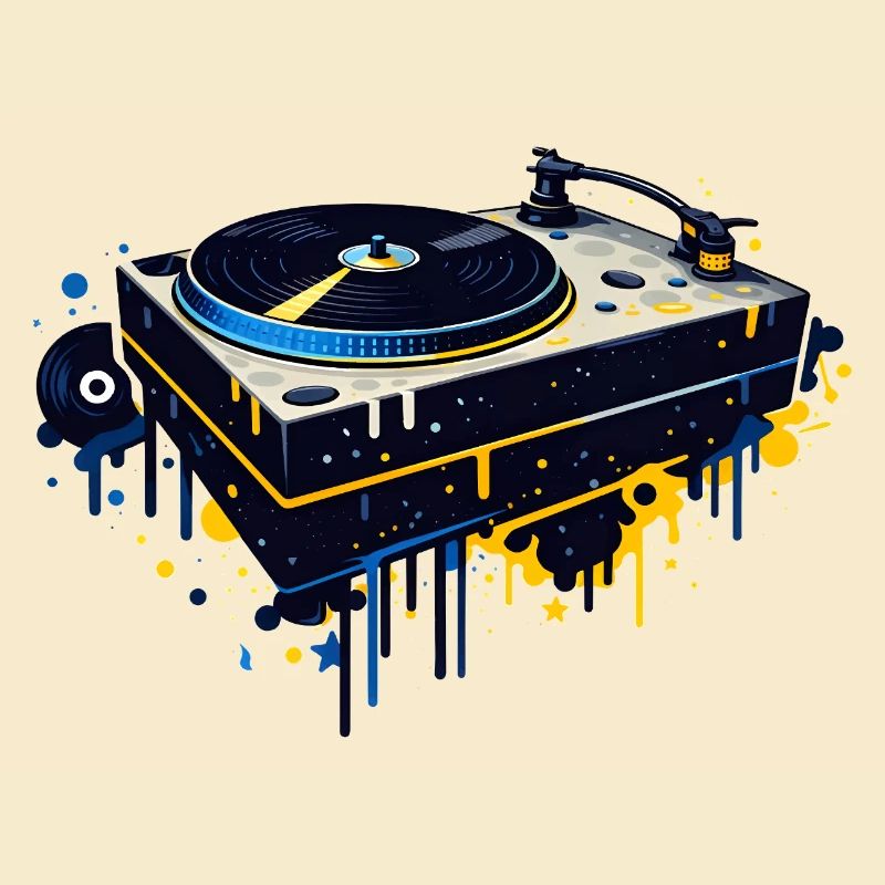 Graffiti Turntable Design
