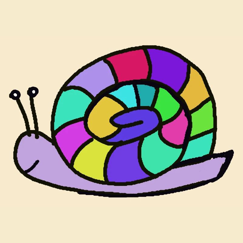 Mosaic Snail Shell