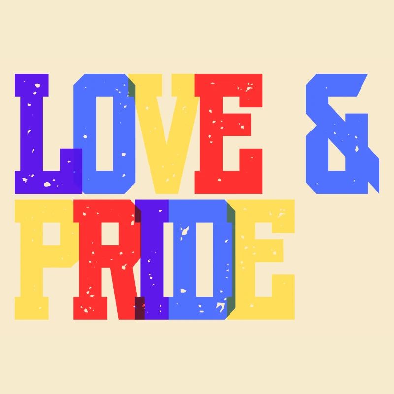Liebe und Pride Regenbogen