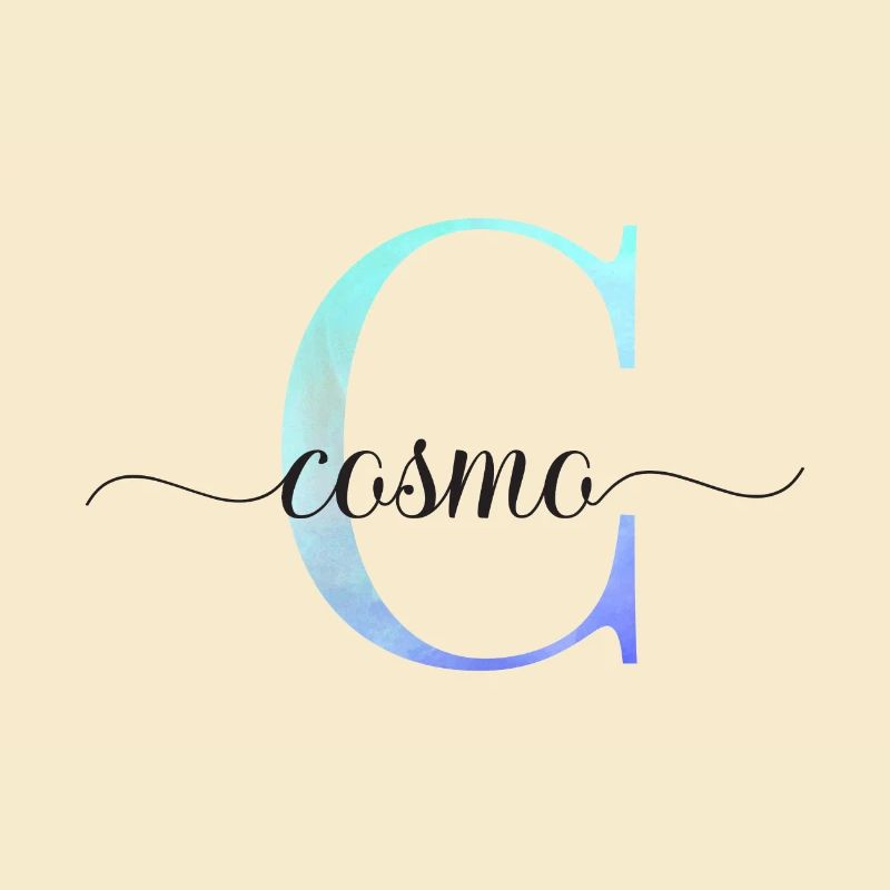 C| Monogramme | Nom | Cosmo| Aquarelle