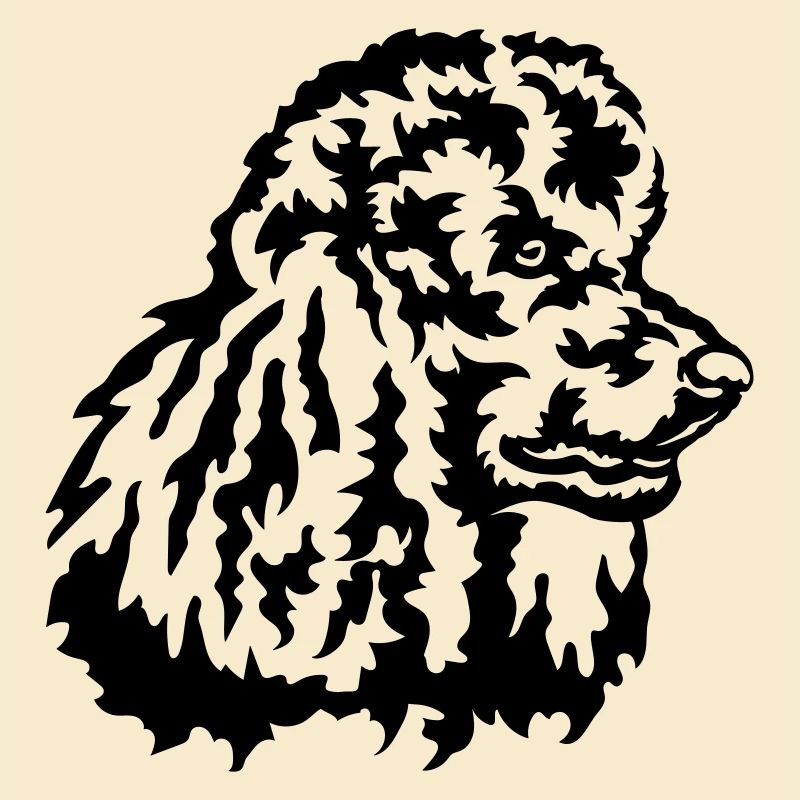 Big Poodle Head