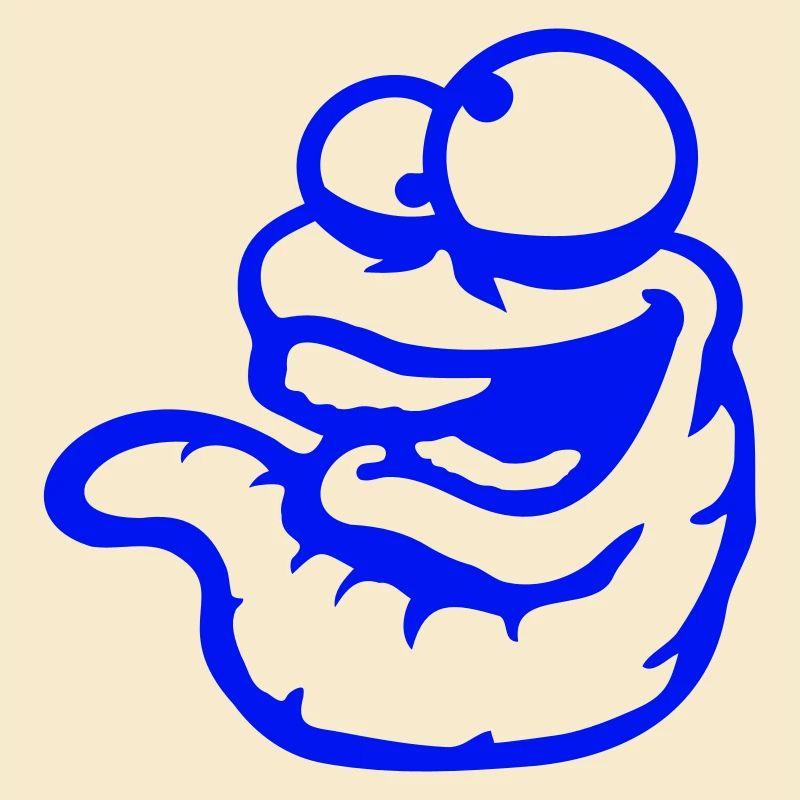 Worm Laughing Crazy Squinting Silly Stupid