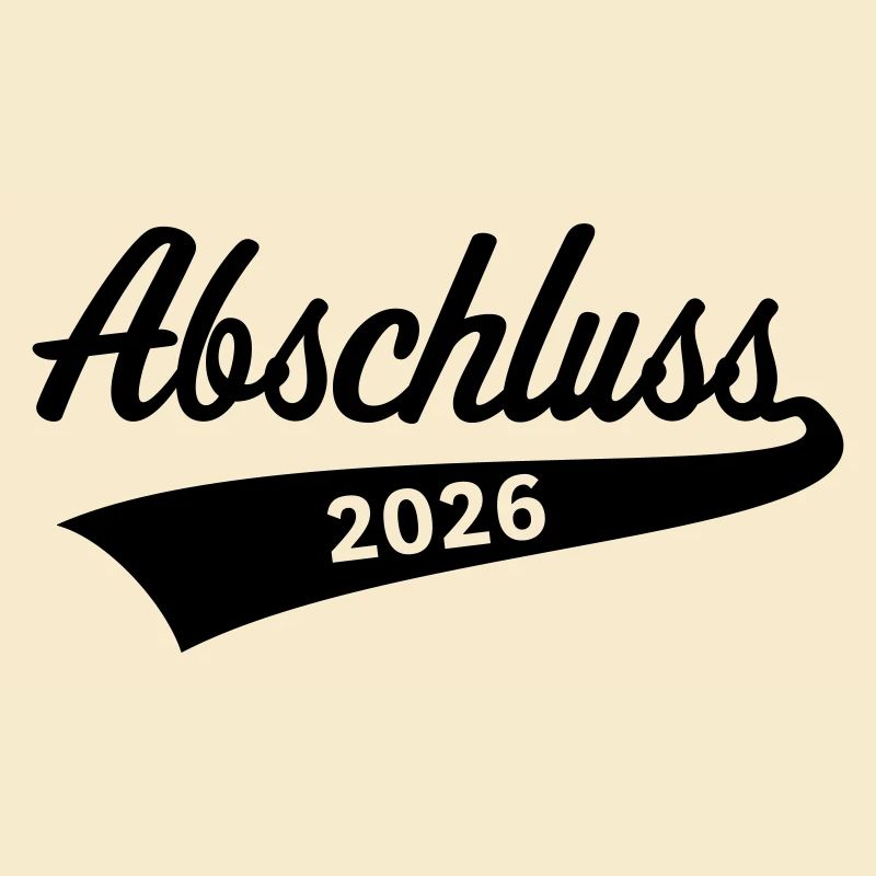 Abschluss 2026 (Schulabschluss / Black)