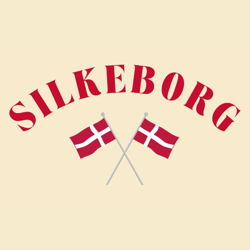 Silkeborg Danemark Drapeaux Design